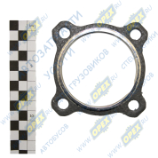 Прокладка (м/асбест) ф95х95х2; фвнутр=72; 4отв.ф11 приемной трубы ТУРБО